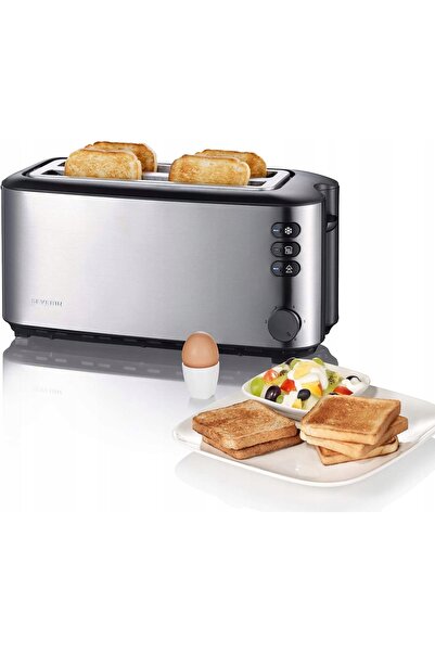 Severin PRĂJITOR DE PÂINE AUTOMAT 1400W RUSTA COMPARTIMENTE LUNGI PENTRU 4 PÂ...
