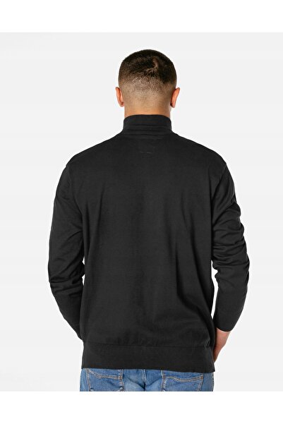 NO BRAND Pulover elegant slim pentru bărbați, cu fermoar și guler tip maletă,...