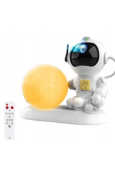 NO BRAND Proiector de stele astronaut pentru copii, lampă de veghe cu proiecț...