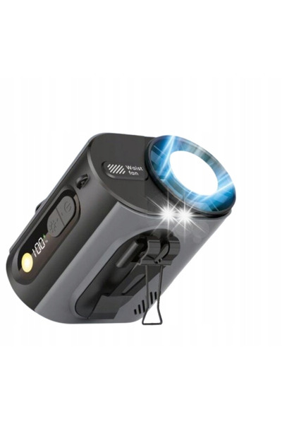 NO BRAND Ventilator personal mini portabil cu curea de talie, negru