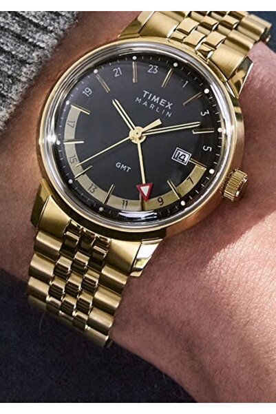 NO BRAND Ceas bărbătesc Timex TW2Y47700 cu brățară aurie