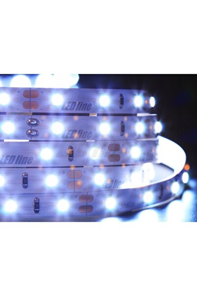 NO BRAND Bandă LED 12V IP20 Fără silicon 24W Lumină rece 5m