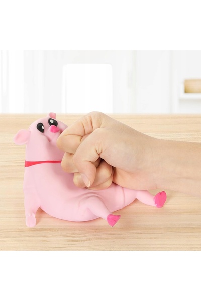 NO BRAND 2 bucăți Jucărie antistres senzorială porc pentru copii cu ADHD și a...