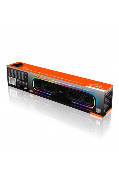 NO BRAND Boxă portabilă Bluetooth soundbar cu iluminare de fundal, mare, pent...