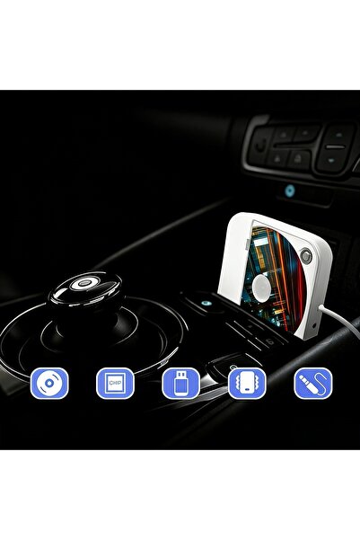 NO BRAND Dispozitiv de recuperare CD player auto USB Aux extern universal CD-...
