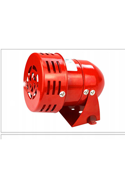NO BRAND 220V 110Db Sirenă de alarmă electrică, roșie, 1 buc.