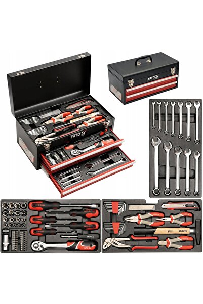 NO BRAND Set de scule YATO 80 piese, chei tubulare, valiză YT-38951