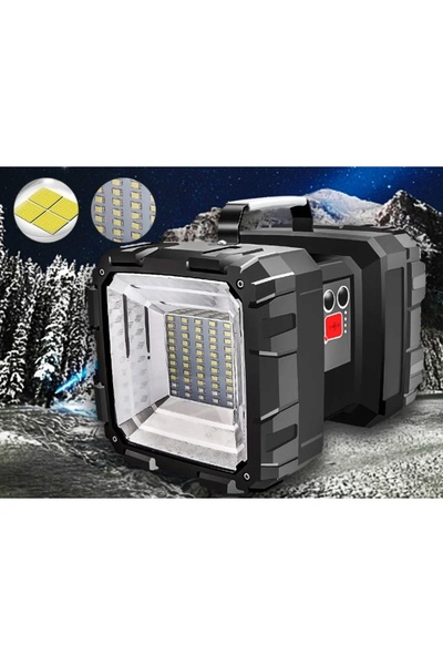 NO BRAND Lanternă minieră de camping militară reîncărcabilă powerbank 10Ah de...