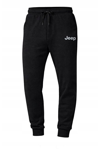 NO BRAND Pantaloni de trening Originali Jeep Spirit 1941 pentru bărbați, Negr...
