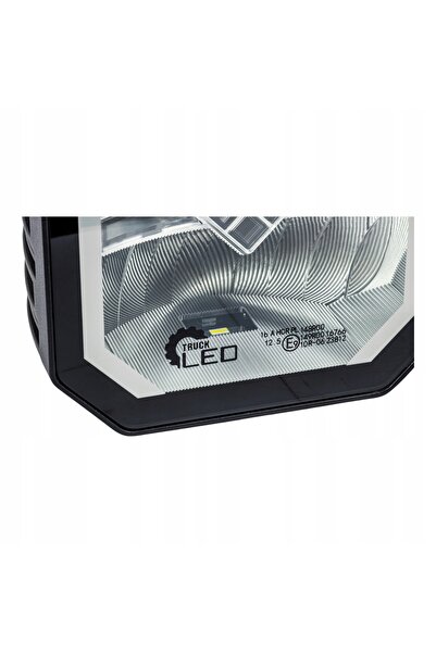 NO BRAND Proiector rutier LED + semnalizator + capac încălzit 12V 24V IP67