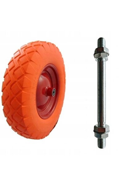 NO BRAND Roată pentru cărucior 3.00-4, fără cameră, solidă, 260mm