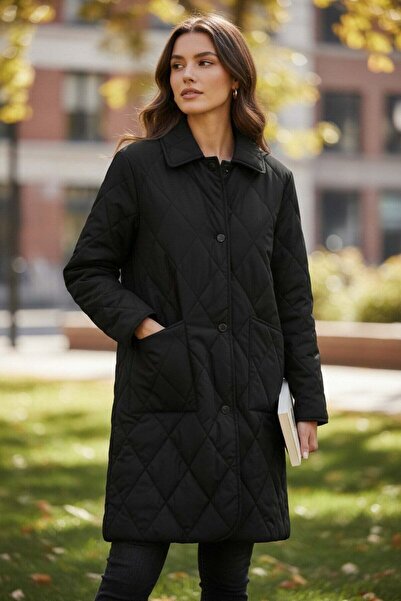 smartjest H12.Women's Vintage Long Buttoned Coat
