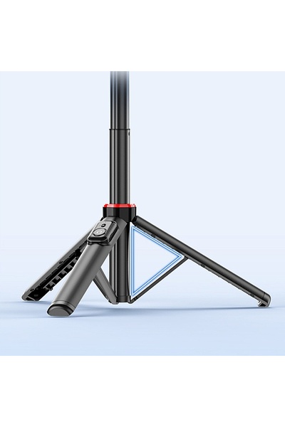 NO BRAND Qiravoxx Selfie Stick Trepied Bluetooth pentru Telefon / Husă