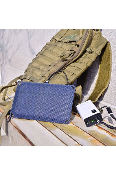 NO BRAND Panou solar portabil de încărcare 5W USB 3 în 1