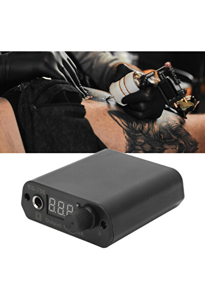 NO BRAND Sursă de alimentare pentru mașină de tatuat mini cu LCD
