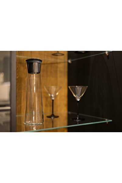 NO BRAND Carafa filtrantă Wessper K1 din borosilicat, 1 L, negru
