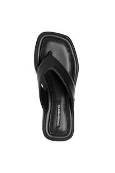 NO BRAND Papuci japonezi din piele neagră, Wishin WindsorSmith, cu platformă,...