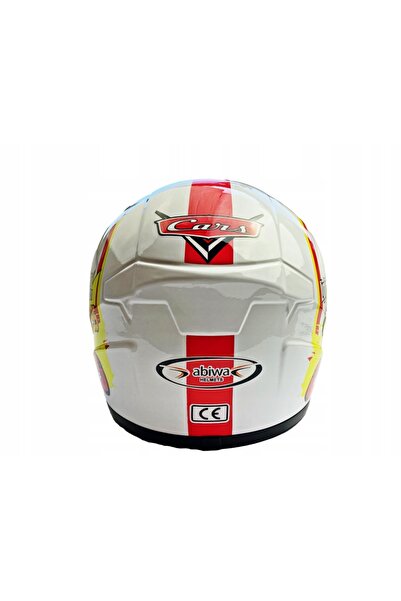 NO BRAND Cască Copii Trotinetă Motocicletă Quad Albă 48-49cm
