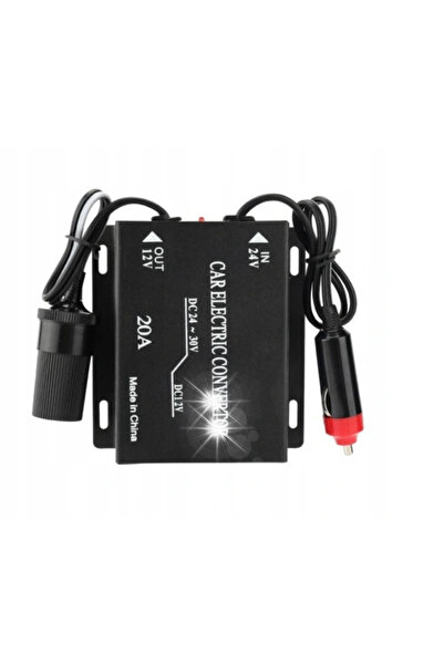 NO BRAND Convertor de putere reductor de tensiune de la 24V la 12V, tip brich...