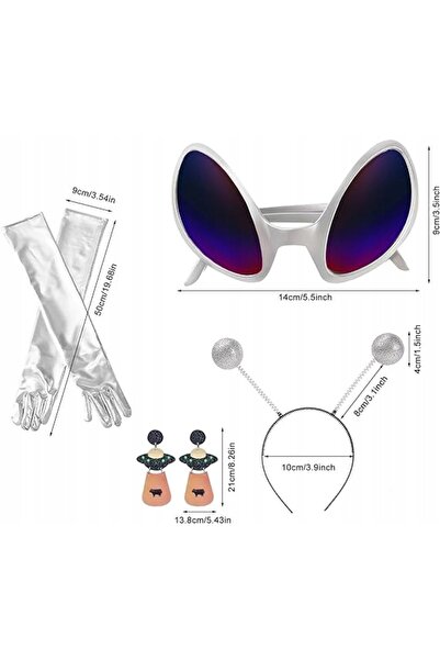 NO BRAND Accesorii costum extraterestru, Ochelari de petrecere disco, pentru ...