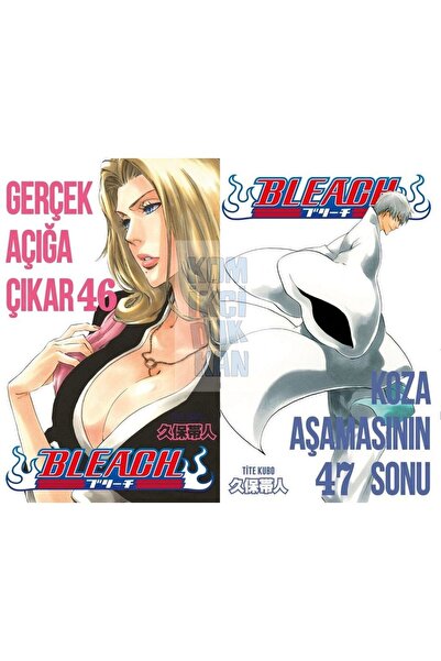 Gerekli Şeyler Yayıncılık BLEACH 46-47 SET (KD 2 KİTAP MANGA SET - AYRAÇ HEDİ...