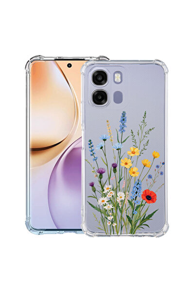 bestcase ® Husa Anti Shock Case For OPPO A6 / A6X / A6S, Cute Floral Bouquet,...