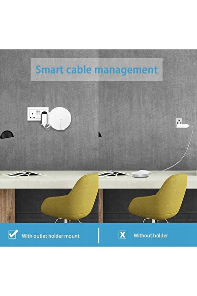 NO BRAND Suport pentru router TP-Link Deco M5 și P7, raft de perete, montare ...
