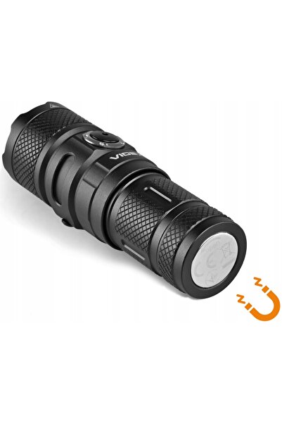 NO BRAND VIDEX 1500Lm 5000K Luminus SST40 10W USB-C Lanternă LED Portabilă de...