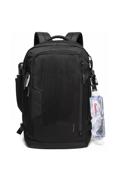 NO BRAND Rucsac urban Bange extensibil antifurt negru