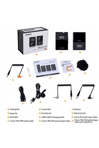 NO BRAND Set de microfoane wireless Comica Boomx-D D1 1Tx/1Rx