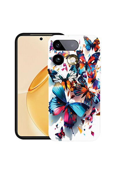 bestcase ®   Θήκη TPU Υπέρλεπτη Husa για Realme 16 Pro 5G, Πολύχρωμες Πεταλού...
