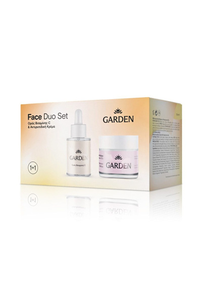 Garden Of Panthenols Garden Glow Αντιρυτιδική Κρέμα Προσώπου Duo με Υαλουρονι...