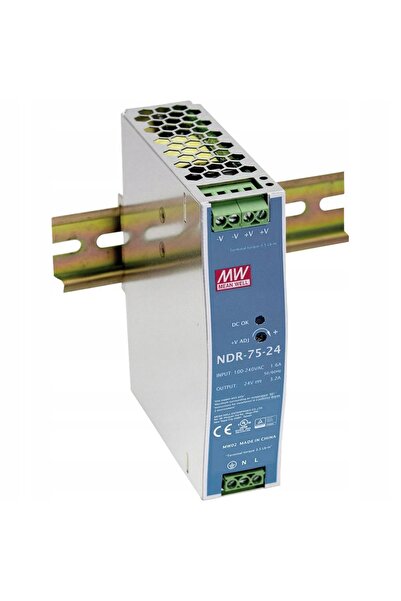 NO BRAND Sursă de alimentare pe șină DIN Mean Well Ndr-75-24 75.6W 24V 3.2A
