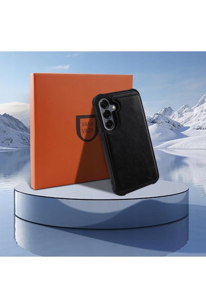 NO BRAND Husă Vanavagy tip portofel din piele pentru Samsung Galaxy S24 S25, ...