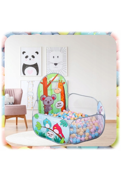 NO BRAND Hip cu bile pentru copii, 120 cm, material textil, 2 ani +