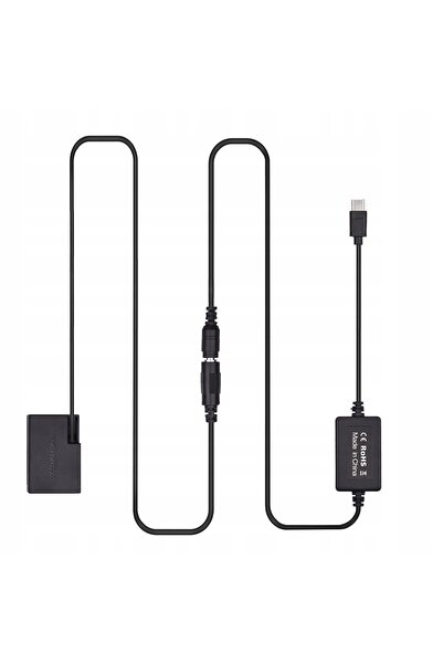 NO BRAND Cablu USB Tip C Pd pentru baterie Dr-E18, baterie falsă, conector DC...