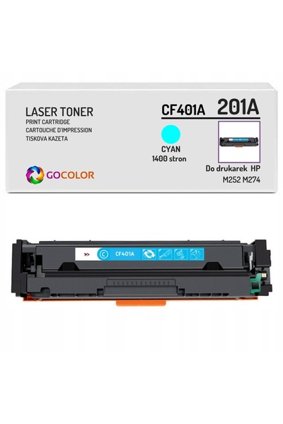 NO BRAND Toner NOU 201A CF401A CYAN pentru HP LaserJet Pro M274n MFP M277n M2...