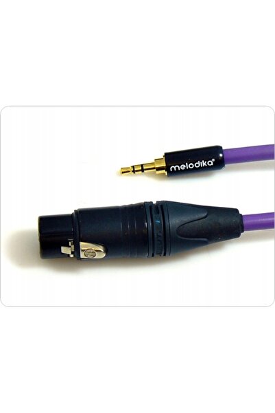 NO BRAND Cablu Mini Jack 3,5mm la XLR 3 pini Melodika Mdmjx80 Purple Rain 8m