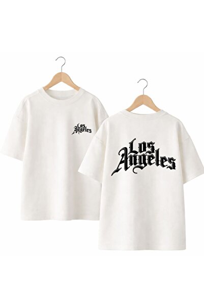 playwear Μπλουζάκι Los Angeles με στάμπα στην πλάτη και στο μπροστινό μέρος τ...