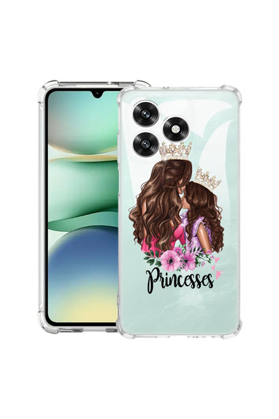 bestcase ®   Husă Antișoc pentru Honor 600 Lite, Prințese Fată Mamă, 3145732 ...