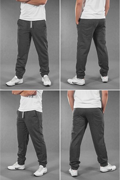NO BRAND Pantaloni de trening pentru bărbați cu șnur Bastion R S Stalow