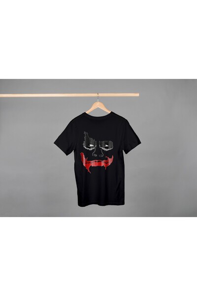 Noname Tricou Unisex Bumbac Premium Casual " Tatuaj Joker " Inscriptie