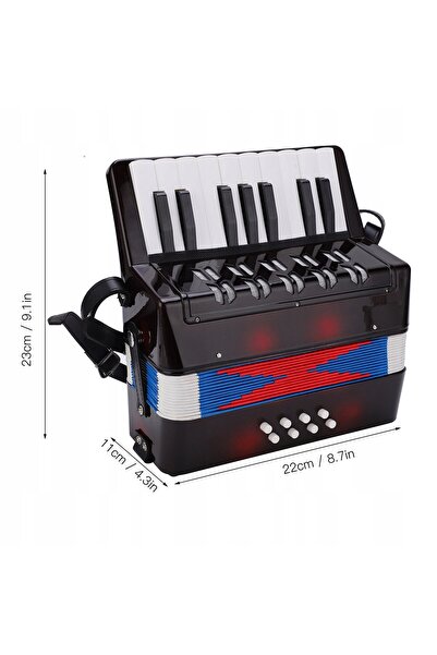 NO BRAND Eon pentru Copii Instrument Muzical Jucărie Educativă Negru