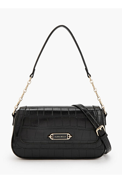 Flora Bella by Shoexpress Textured Crossbody Bag with Magnetic Flap Closure