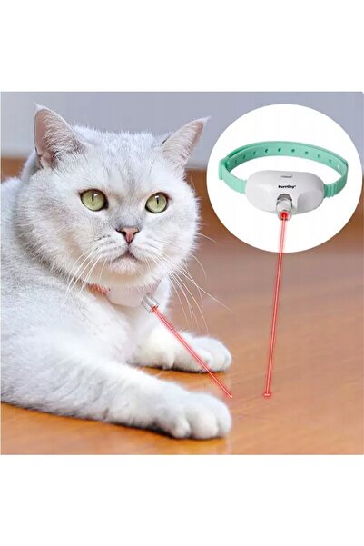 NO BRAND 2X Jucărie inteligentă cu laser pentru pisici, Jucărie cu laser LED ...
