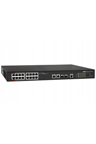 DONG DAHUA Switch PoE cu 16 porturi Pfs4218-16Et-240-V3 Dahua