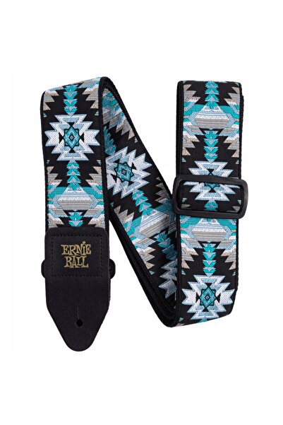 NO BRAND Ernie Ball Eb 4609 Albuquerque Blue Curea de chitară Jacquard Acusti...
