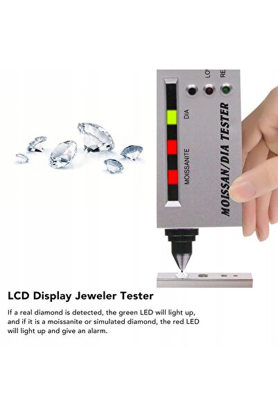 NO BRAND Tester profesional cu LED pentru diamante și pietre prețioase, tip s...