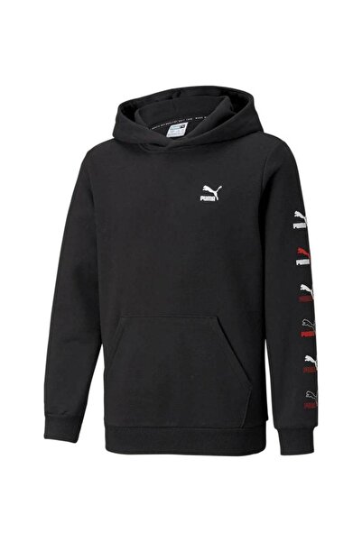 Puma ΚΛΑΣΙΚΑ ΓΡΑΦΙΚΑ ΦΟΥΤΕΡ ΜΕ ΚΟΥΚΟΥΛΑ TR B 531799-01 Μαύρο 116