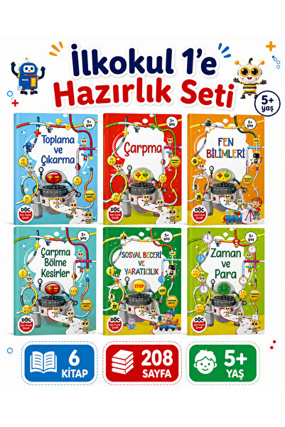 Dahi Olacak Çocuk Yayınları Preparation Set for Primary School 1 (Ages 5+) (6...